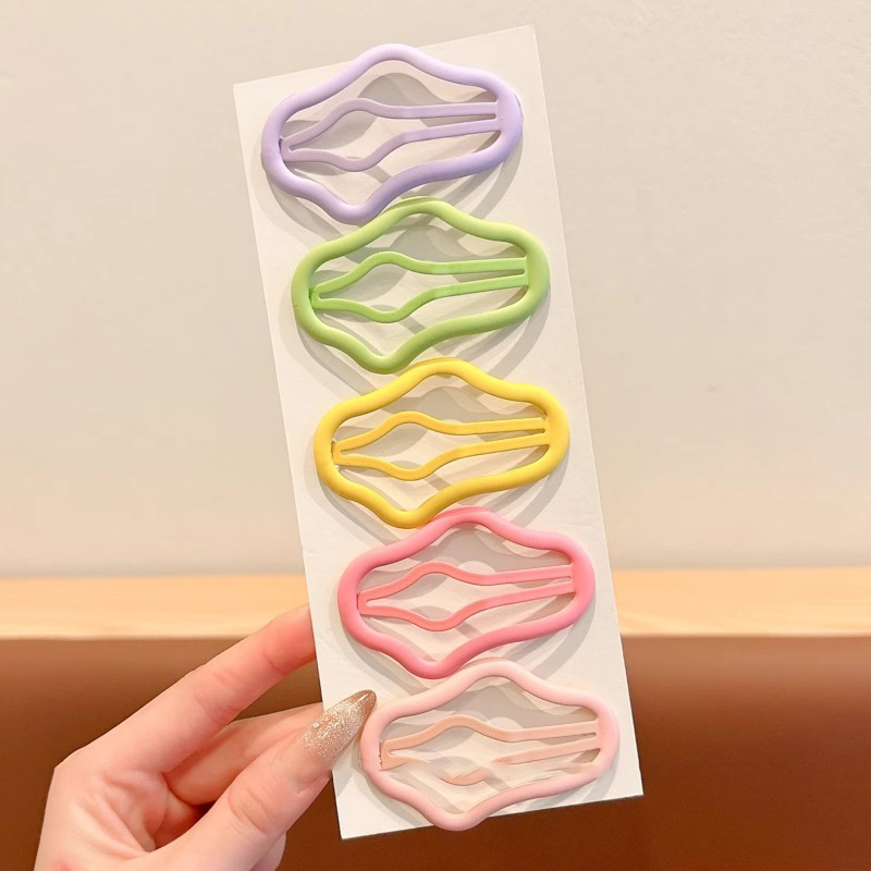 Nuevo color para niños nubes hueco cabello mar destrozado artefacto de cabello de la niña detrás de la cabeza dibujos animados clip BB joyería para el cabello