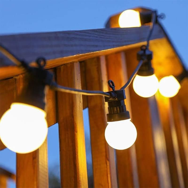 G50 low voltage bulb big light string solar outdoor waterproof led small light string decoration courtyard street camping festival