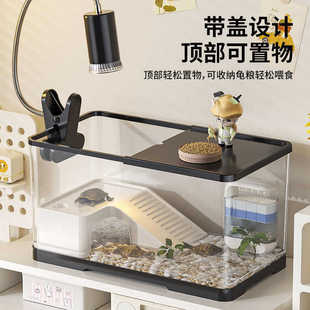 Tortoise Feeding Tank Household Special Box for Raising Tortoise Climbing Table Villa Ecological Landscape Turtle Cylinder Head Fish Tank