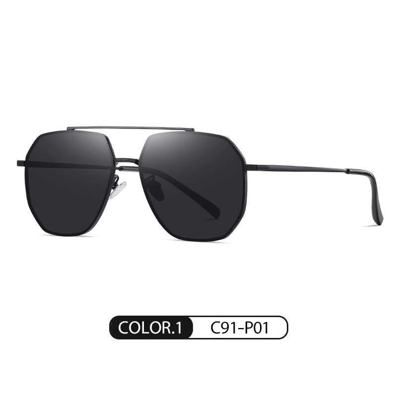 JS8536 TikTok Live Fashion sunglasses Loyishi mismo nylon polarizado que cambia de color gafas de sol conducción