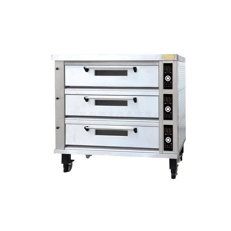 SINMAG/新麦不锈钢三层十二盘电烤炉 SM2-603FH 层炉 电烤箱 包运