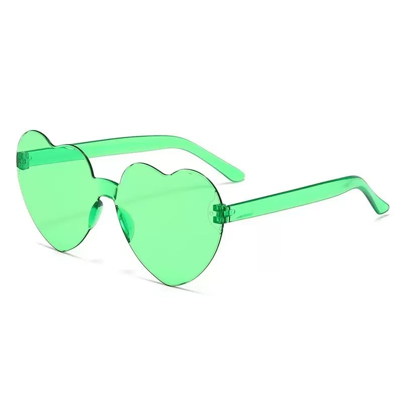 Nuevos gafas de sol de cuatro hojas sin marco transfronterizas europeas y americanas gafas de fiesta de baile de San Patricio irlandeses