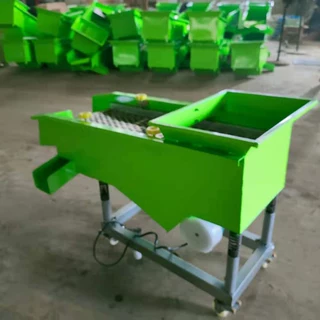 多功能粮食振动筛分机大蒜分掰机220V电动大蒜筛选一体机