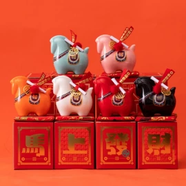 陶瓷工艺品;招财猫;招财摆件