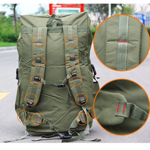 120L military enthusiast backpack for men, large-capacity hiking outdoor backpack, travel climbing double shoulder bag, waterproof travel luggage bag