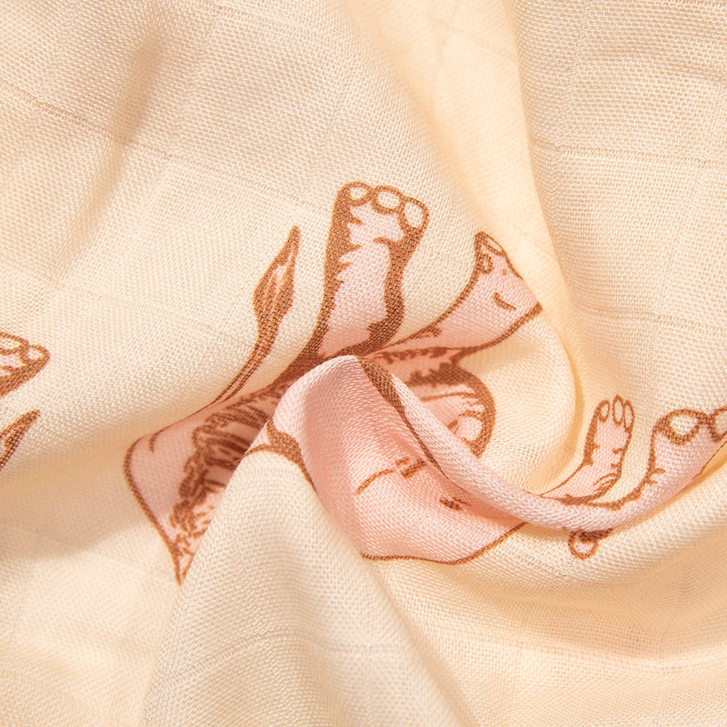 Mono de manga corta delgada para bebé muslin