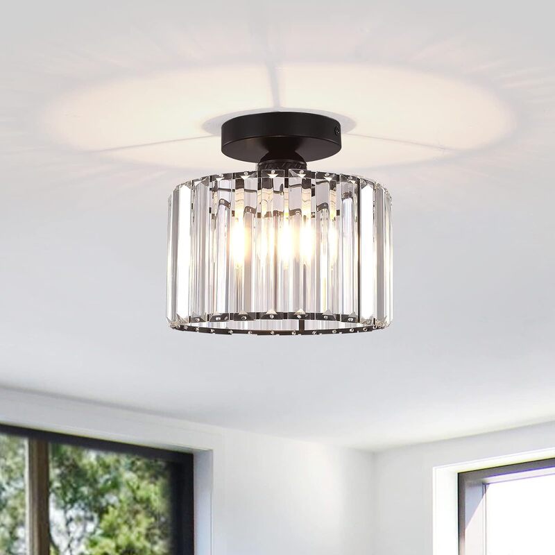 Crystal Aisle Light Entrance Hall Corridor Entrance Kitchen Bedroom Ceiling Light Round Modern Simple Factory Lighting Wholesale
