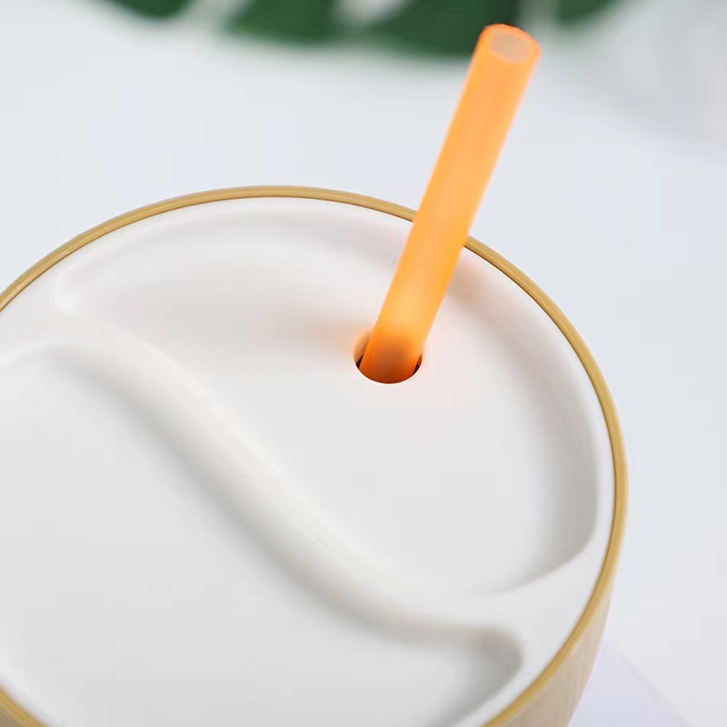 跨境源头厂家造型一次性塑料椰子奶系列水杯可定LOGO奶茶果汁瓶详情12