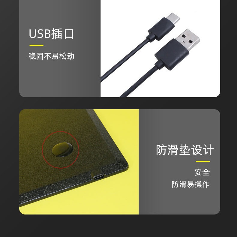 Tablero de dibujo magnético de fábrica A3A4A2 Mesa de copia Tablero de dibujo LED Copia de caligrafía Marco de imagen Mesa translúcida Estilo de borde