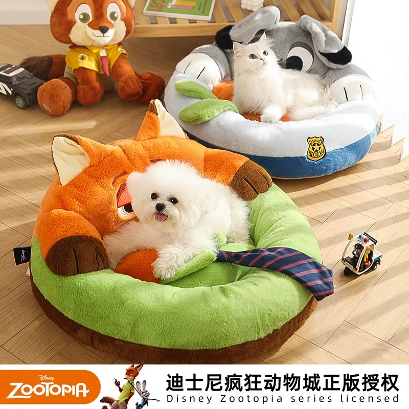 Дисней Безумный Город Животных Серии Джуди Ник Домашнее гнездо можно снять и вымыть зимой