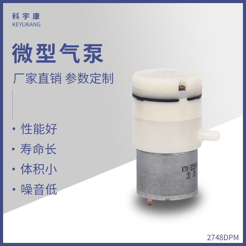 KYK2748DPM微型气泵小型咖啡机美容仪器低噪音小型气泵气体传输泵