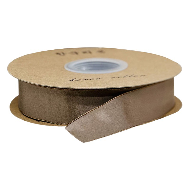 Cinta de satén brillante de color sólido 5cm cinta de regalo de la mano accesorios para el cabello ramo paquete de material DIY arco productos semiacabados