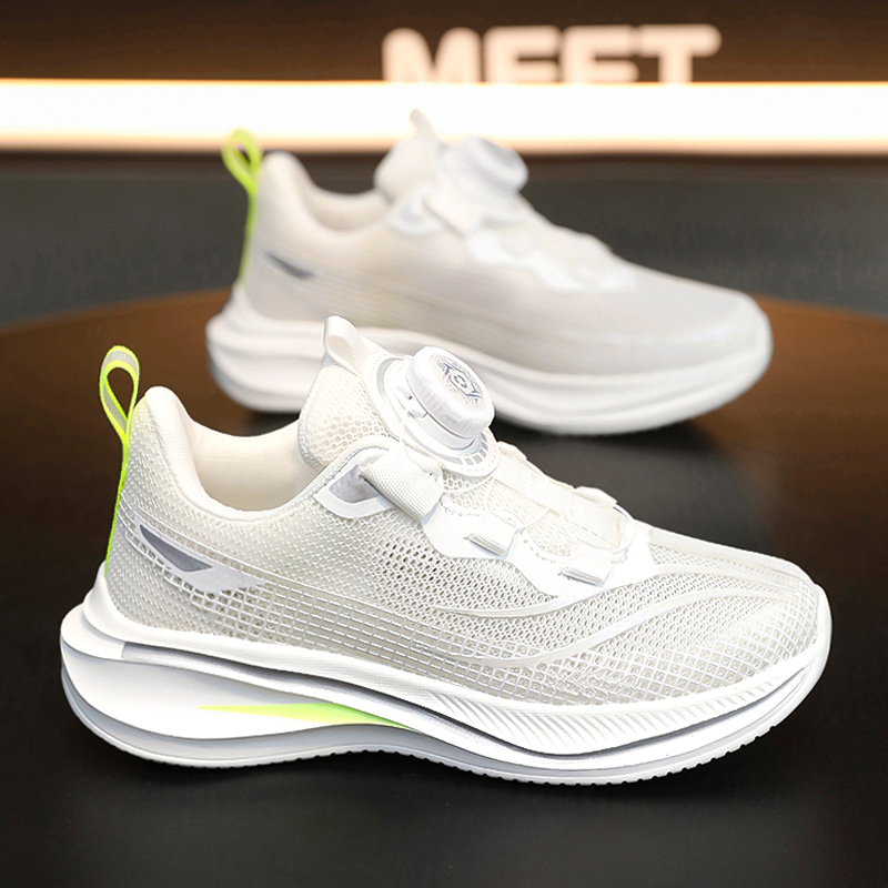 Children's White Shoes for Children's Day, Boys' Shoes 2025 New Summer Running Sports Basketball Shoes for Students and Boys, Breathable