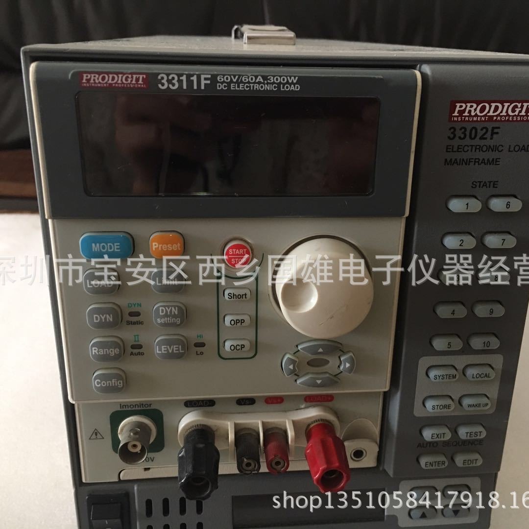 供应中 PRODIGIT 3311F 电子负载 博计3311F+3302F 60V/60A/300W