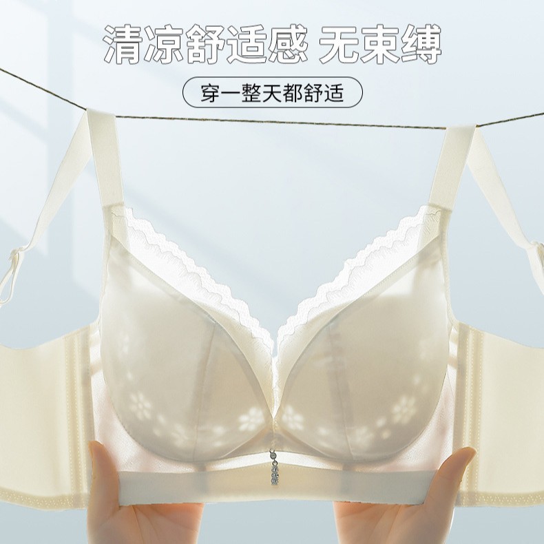 Ventas directas de fábrica comercio electrónico transfronterizo Sudeste de Asia Vietnam Tailandia damas burbujas encaje pecho pequeño recogido sujetador Tovin