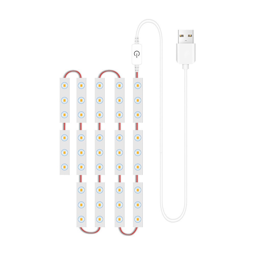 (2개) USB5V 거울 LED 채우기 라이트 드레싱 테이블 메이크업 램프 뷰티 페이스트 비 천공 욕실 거울 헤드 라이트 방수