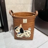 Round medium storage (spotted dog ✚ stickers)