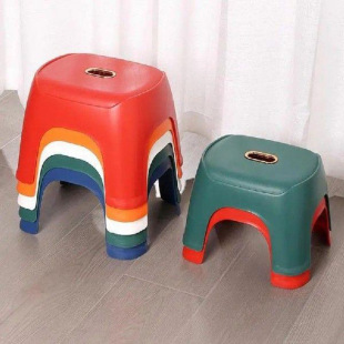 Simple Small Step Stool Household Anti-Slip Square Stool
