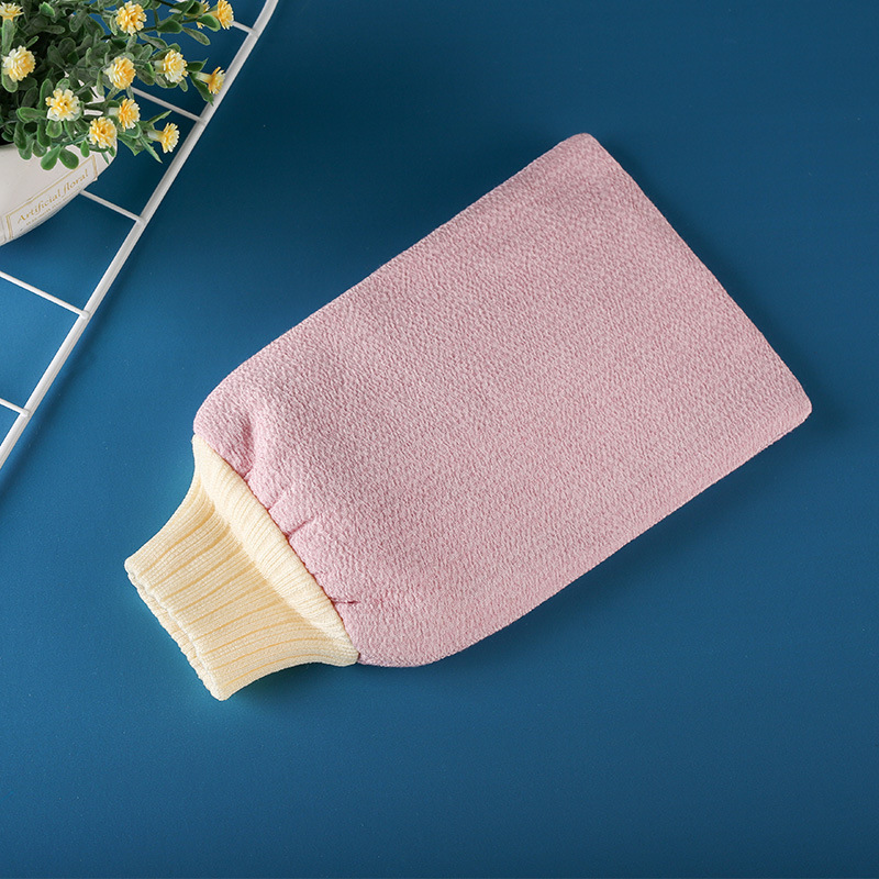 Household Bath Scrub Gloves for Adults, Double-Sided Strong Exfoliating and Dirt-Removing Bath Scrubber Tool Household Bath Scrub Gloves for Adults, Double-Sided Strong Exfoliating and Dirt-Removing Bath Scrubber Tool