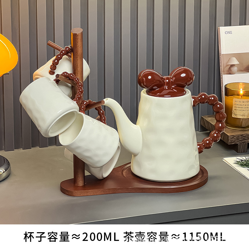 乔迁新居陶瓷茶壶水杯家用套装家用客厅喝水杯杯具高级感新婚礼盒|undefined