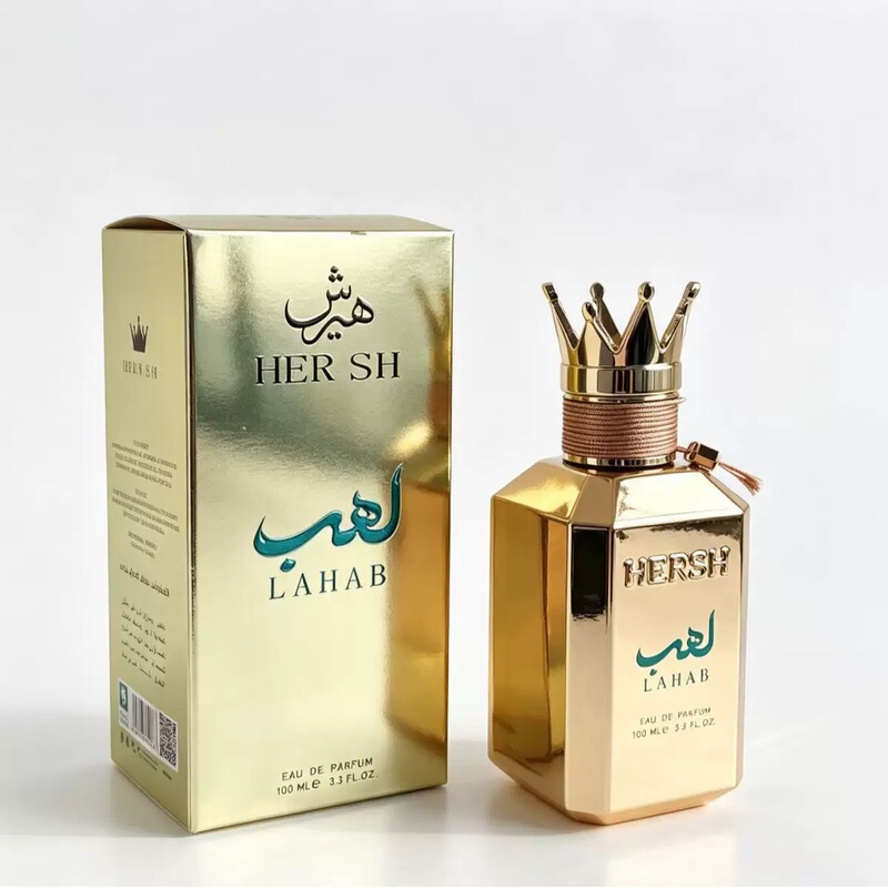 Lahab Hersh Crown Golden Perfume 100ml Woody Floral Fragrance Concentrated Perfume Long-Lasting Scent Middle Eastern Source Lahab Hersh Crown Golden Perfume 100ml Woody Floral Fragrance Concentrated Perfume Long-Lasting Scent Middle Eastern Source