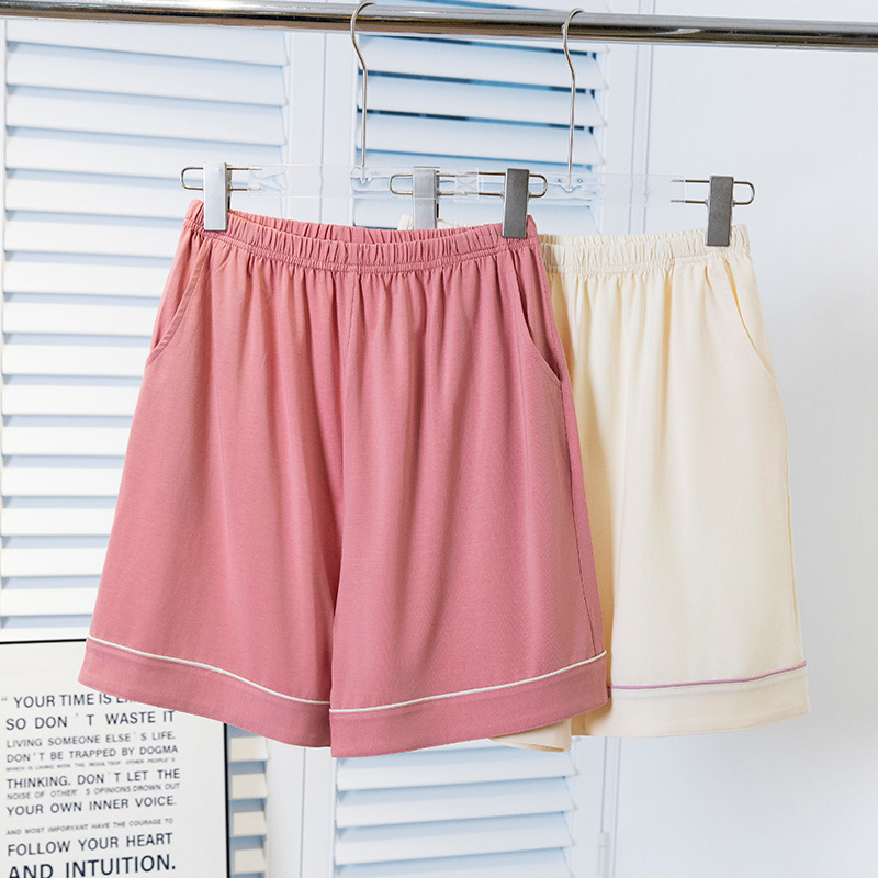 Summer Cotton Soft Comfortable Loose plus size Shorts Home Pants Pajama Pants Thin Casual Women's Home Pants Solid Color Summer Cotton Soft Comfortable Loose plus size Shorts Home Pants Pajama Pants Thin Casual Women's Home Pants Solid Color