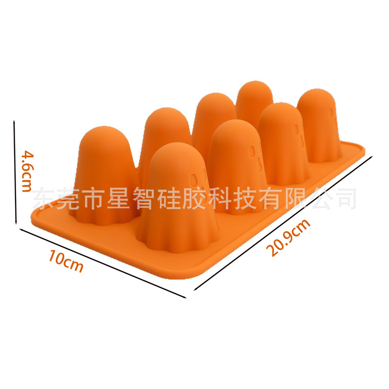 跨境新款 Ghost Jello Mold幽灵硅胶模具-硅胶模具节日厨房工具|undefined
