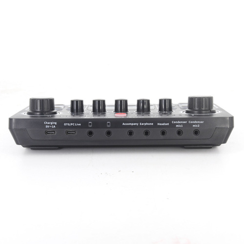 V8S Phone Sound Card English Sound Card Set BM800 Microphone Streamer Singing Phone F998 Live Streaming Set