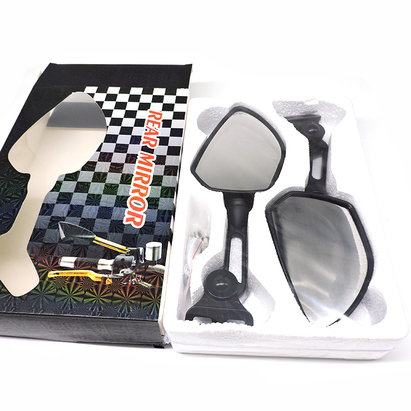 Moxin Is Suitable for Imitation Racing Motorcycles Cbr Gsx250R Gsxr Modified Rearview Mirror Cross-Border Sports Car Reflector