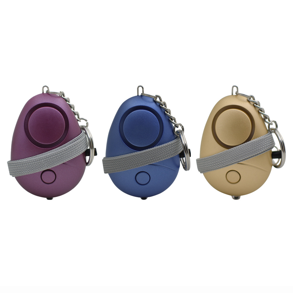 Alarma Personal de Tirador Portátil con Luz LED para Mochila y Llavero