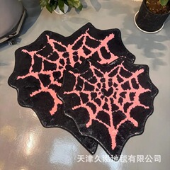 クロスボーダー特殊形状ハロウィン模造カシミヤフロアマットバスルーム吸収性滑り止めお手入れが簡単なドアマットリビングルーム寝室装飾マット