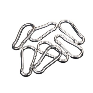 No.5 5*50mm gourd-shaped galvanized iron mountaineering buckle spring hook outdoor safety buckle connection ring dog chain Buckle