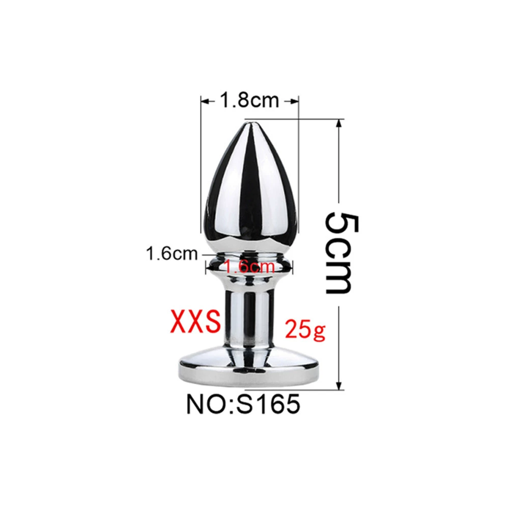 Detachable Anal Plug Heads, Silicone & Metal Options, Multiple Shapes and Sizes