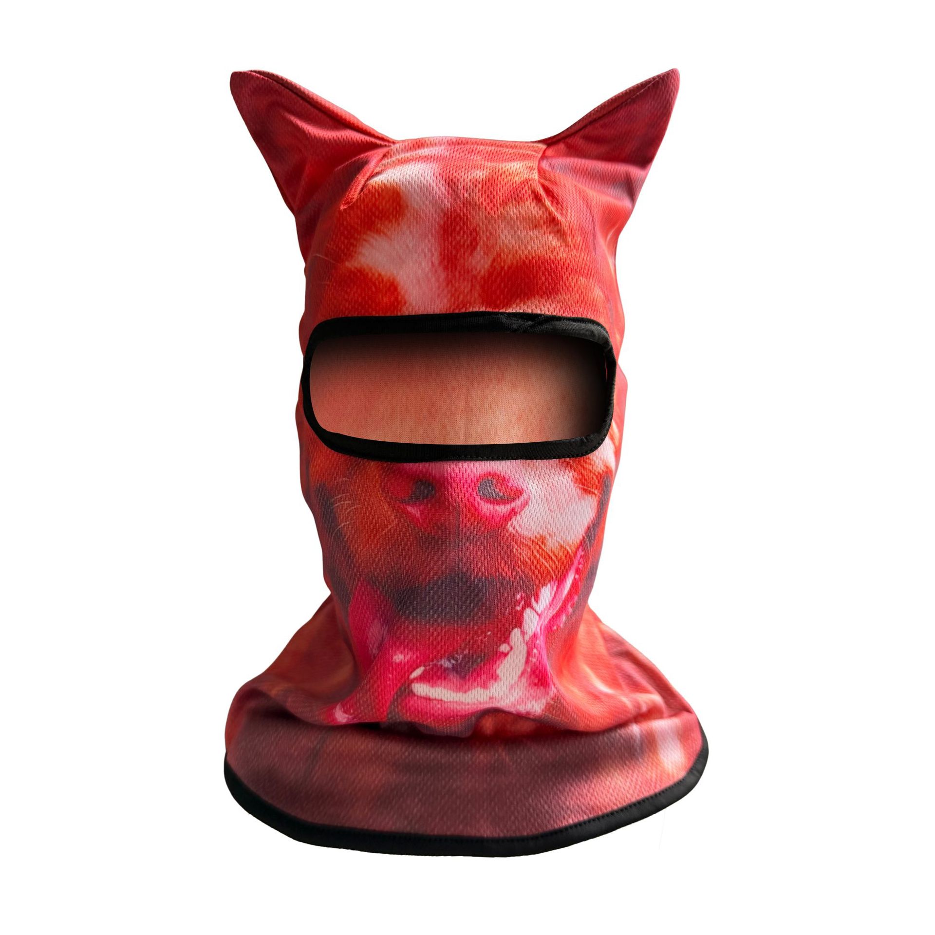 Transfronterizos 3D patrón de animal cara Gini máscara solar al aire libre extraño viaje de verano imperativo para montar la cabeza