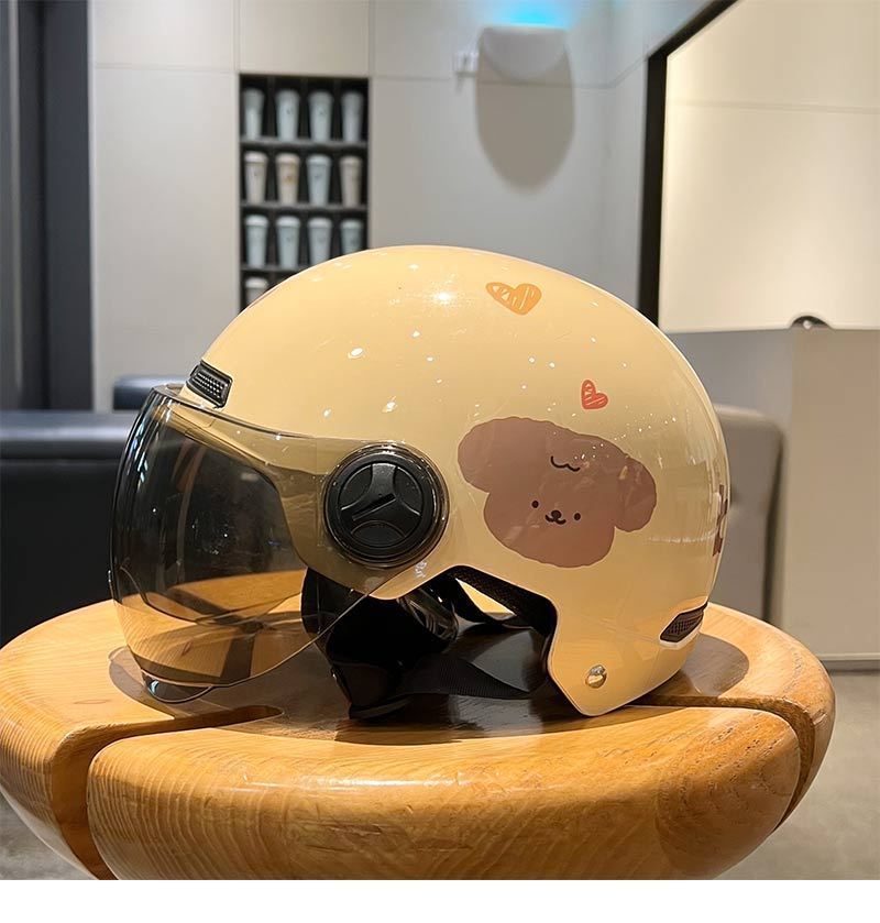 Electric Car Helmet Cute Safety Helmet Universal Sunscreen Motorcycle