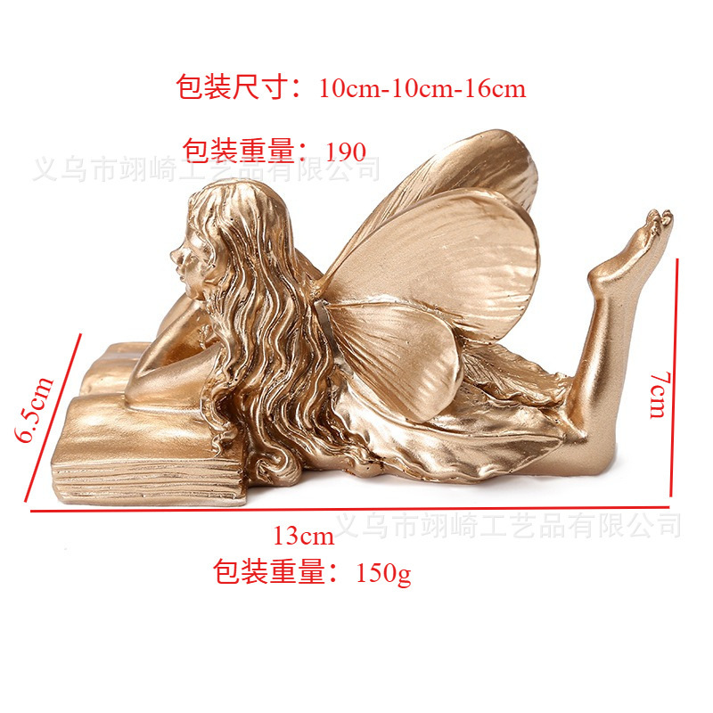 跨境新品花仙子树脂摆件雕像树脂工艺品户外花园庭院装饰品|undefined
