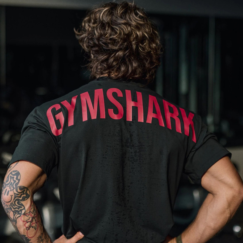 Gymshark x CBUM Chris Six-Time Champion Bodybuilding Apparel Loose Fit Heavyweight Crew Neck T-Shirt Gymshark x CBUM Chris Six-Time Champion Bodybuilding Apparel Loose Fit Heavyweight Crew Neck T-Shirt