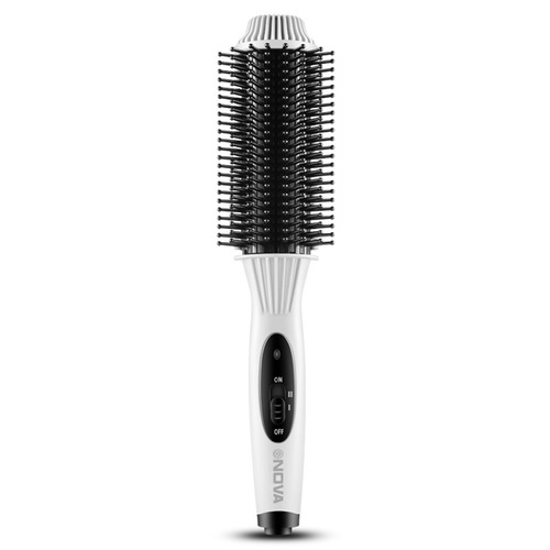Hair Straightener and Curling Iron Combo, Straight and Wavy Hair Styler, Side Part and Air Fringe, Damage-Free Electric Curling Brush