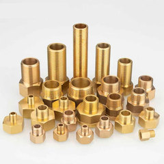 Inner and outer thread direct connection adapter for radial heating accessories, inner and outer tooth docking water pipe extension and lengthening copper connector, 4/16 inch batch.