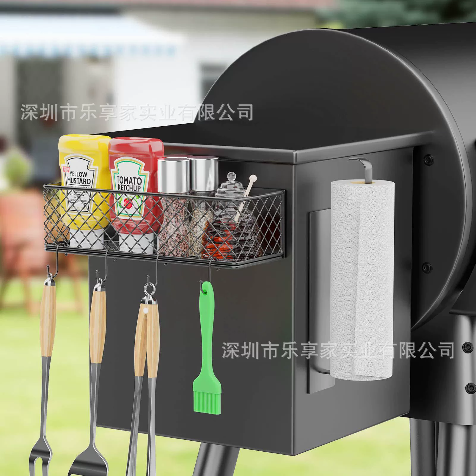 Spice Rack Magnetic Storage Rack Hook Rack Outdoor from Yomiego