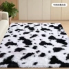 Milk pattern black and white flower