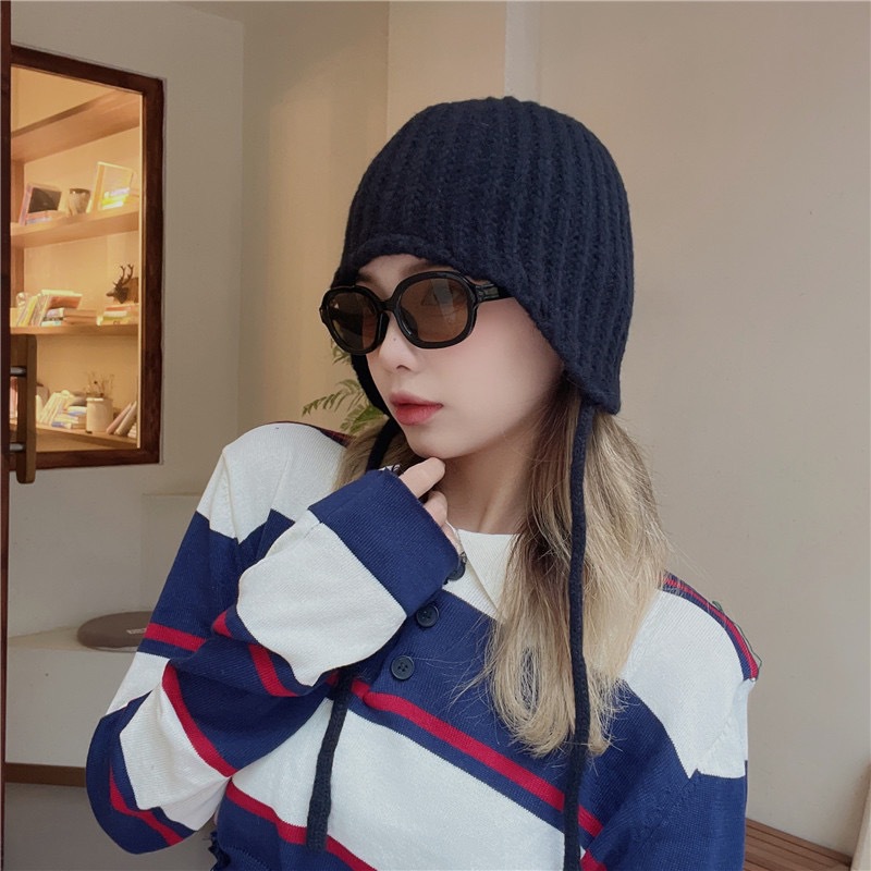 Knitted Hat - Grass Green