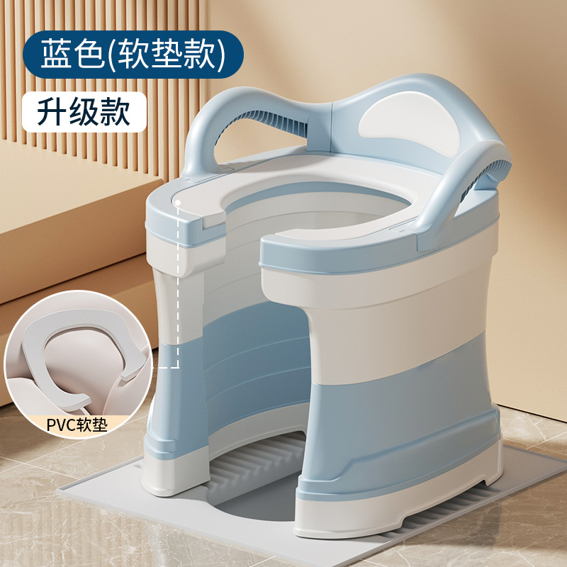 Silla Inodoro Portátil para Baño de PP Antideslizante para Ancianos y Embarazadas image 20
