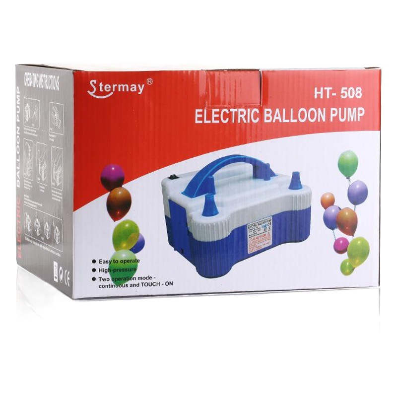 Arco bomba de aire eléctrica globo máquina de tira larga CD607508pro doble bomba de aire inflable accesorios herramienta