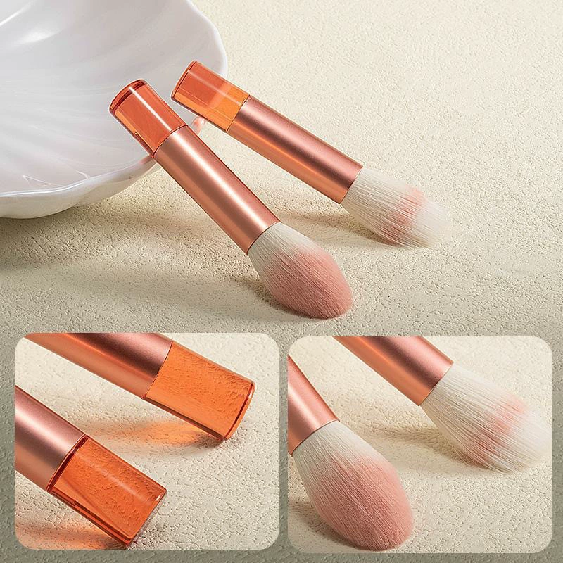 Small brush, handheld face blush, 8 pieces