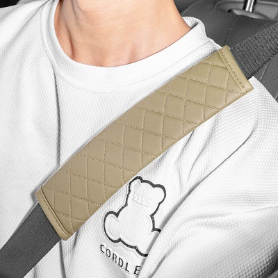 Seat belt shoulder pad: Belt Protectors, Embossed Shoulder Pads