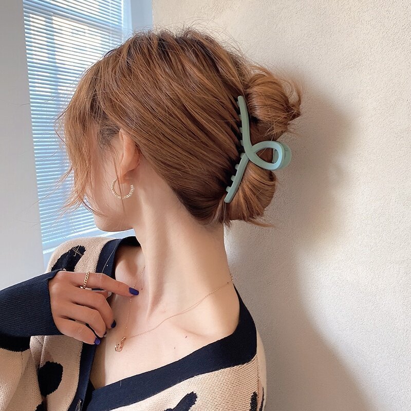 女性用ヘアピン、高級感のある韓国東大門と同じスタイルのヘアピン、後頭部のシャーククリップ、女性用ヘアアクセサリー|undefined