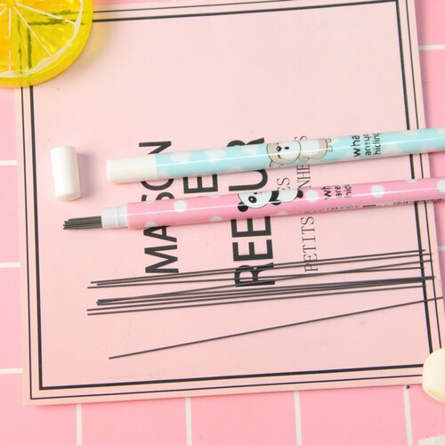 Creative automatic pencil refill 0.5mm cartoon resin lead cute student stationery mechanical pencil HB lead