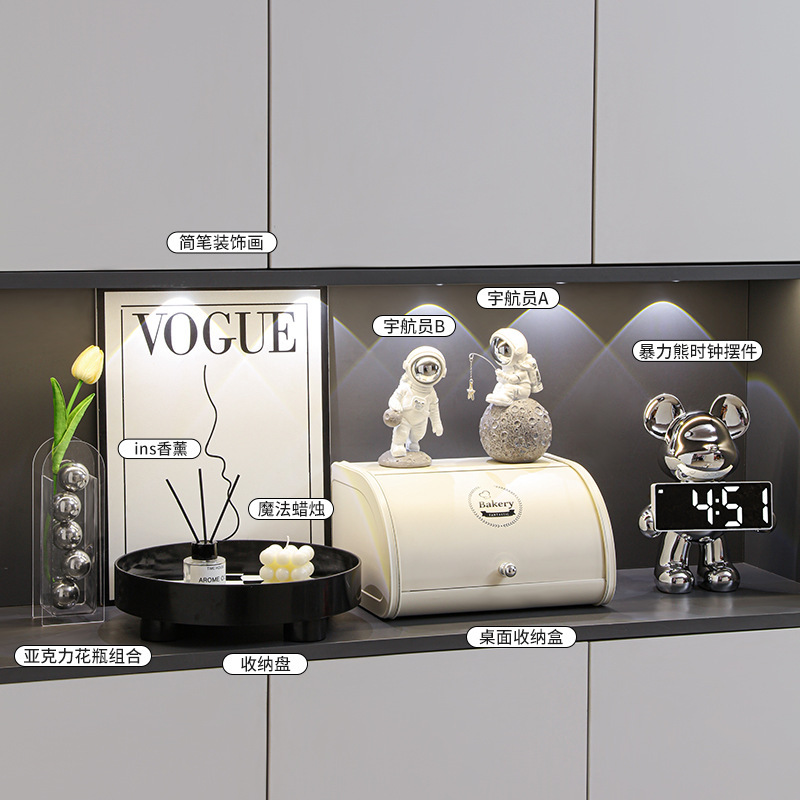家庭用家具、玄関ホール、ワインキャビネット、高級装飾、モダンでシンプルなソフトデコレーション、軽くて豪華なリビングルームのサイドボード、マッチングセット|undefined