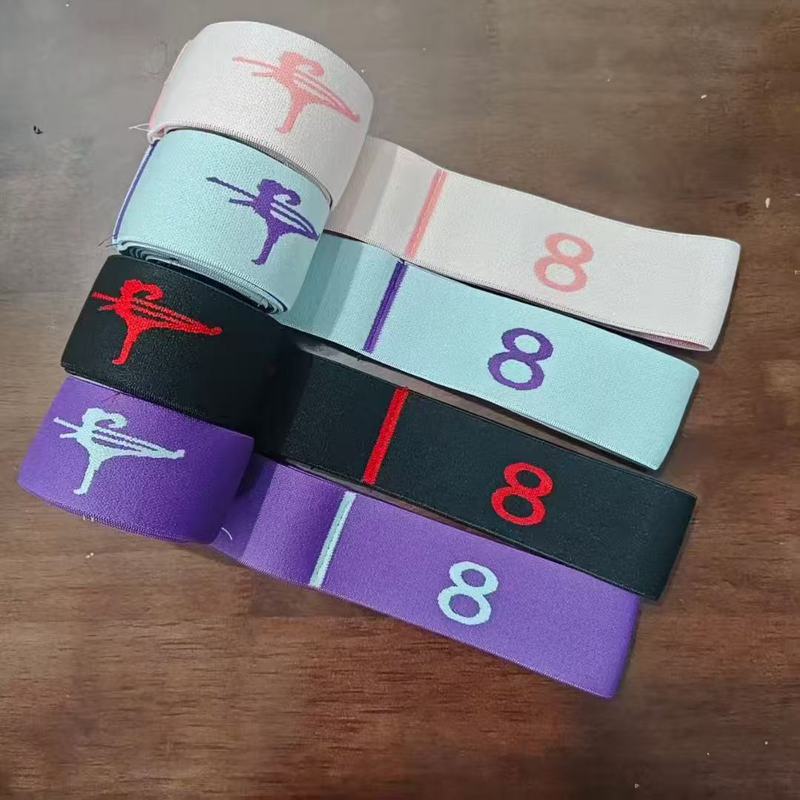 瑜伽多段弹力带分段瑜伽拉力带双层复合织带防滑松紧数字弹力带|undefined